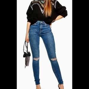 Topshop Moto Jamie ripped jeans